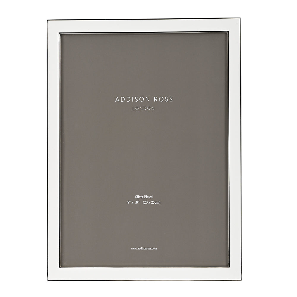 White Enamel Luxury Photoframe 8X10