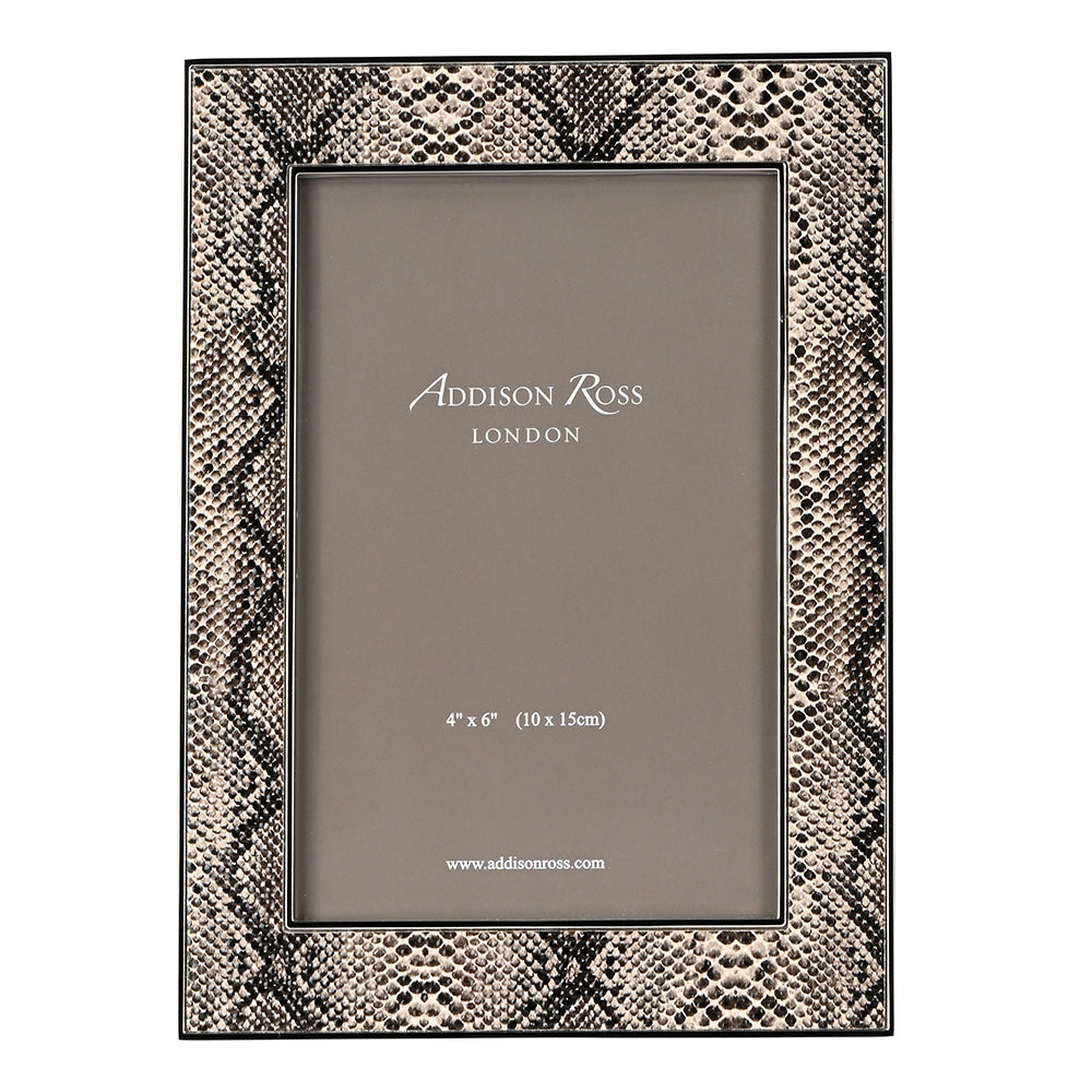 Faux Snake Natural Photoframe 4X6