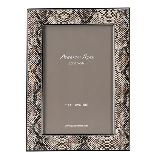 Faux Snake Natural Photoframe 4X6