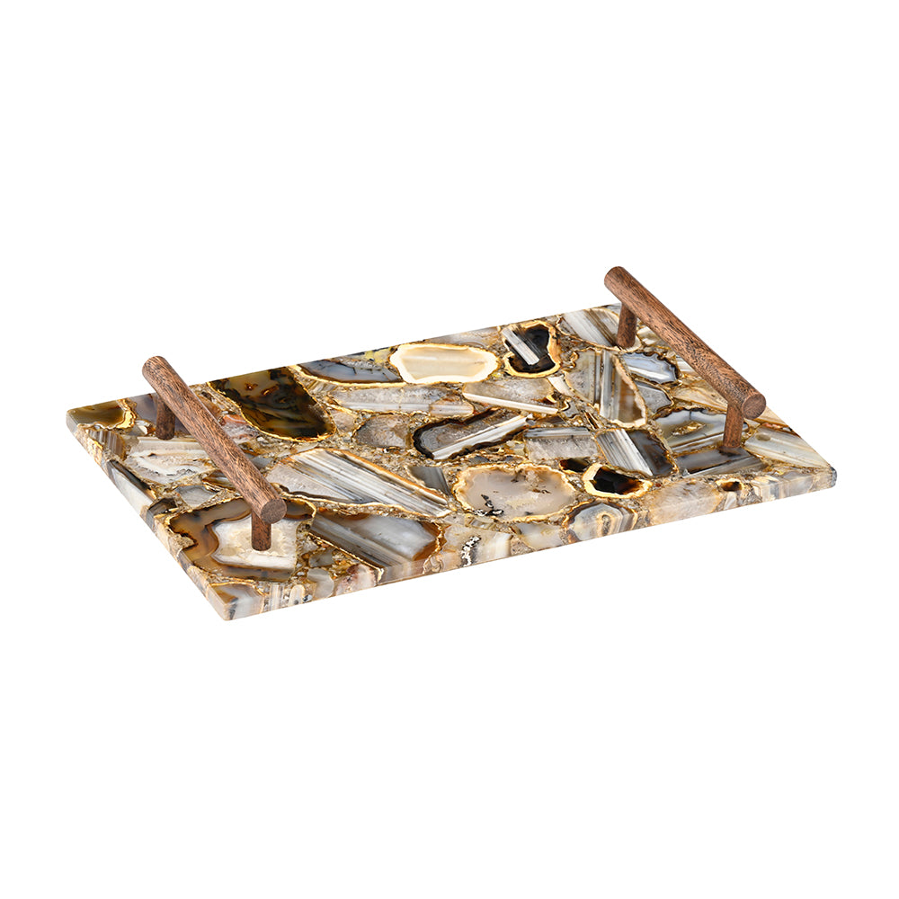 Black Agate Tray