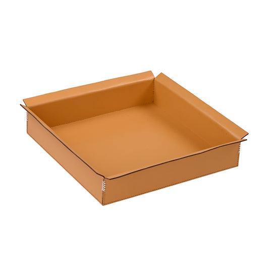 Retro Leather Square Tray