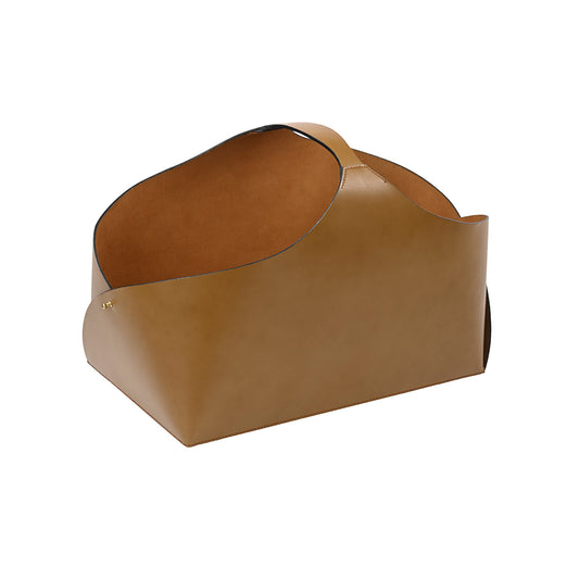 Classic Leather Magazine Rack