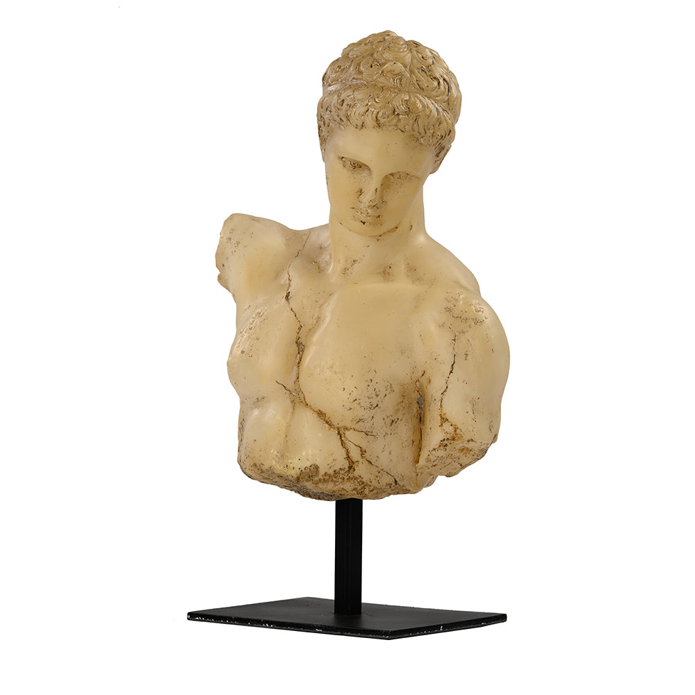 Andras Greek Bust Sculpture Natural Antique