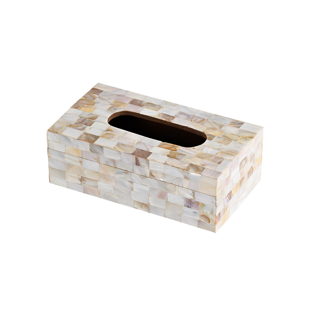Mother Of Pearl Tissue Box