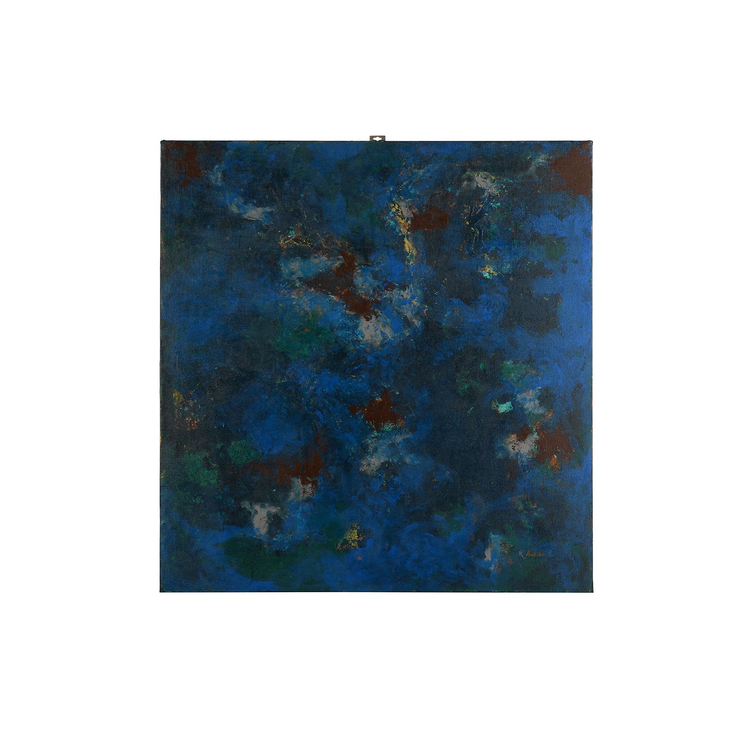 Azure Depth Acrylic On Canvas - Ankita Rohra