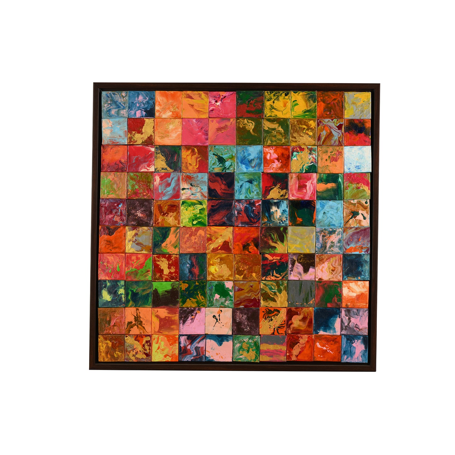 Abstract Cubes Acrylic On Canvas - Ankita Rohra
