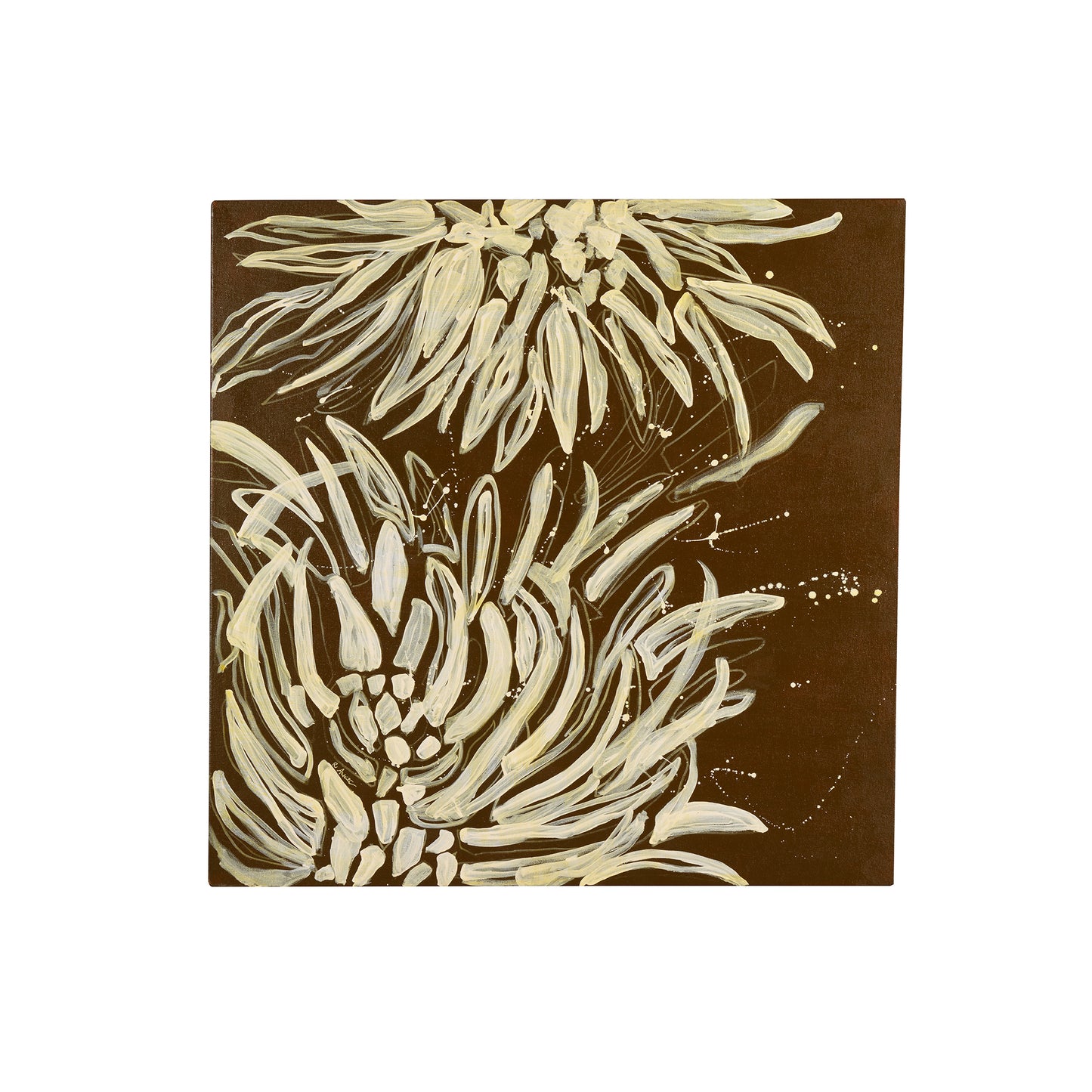 Blooming Abstracts Acrylic On Canvas - Ankita Rohra