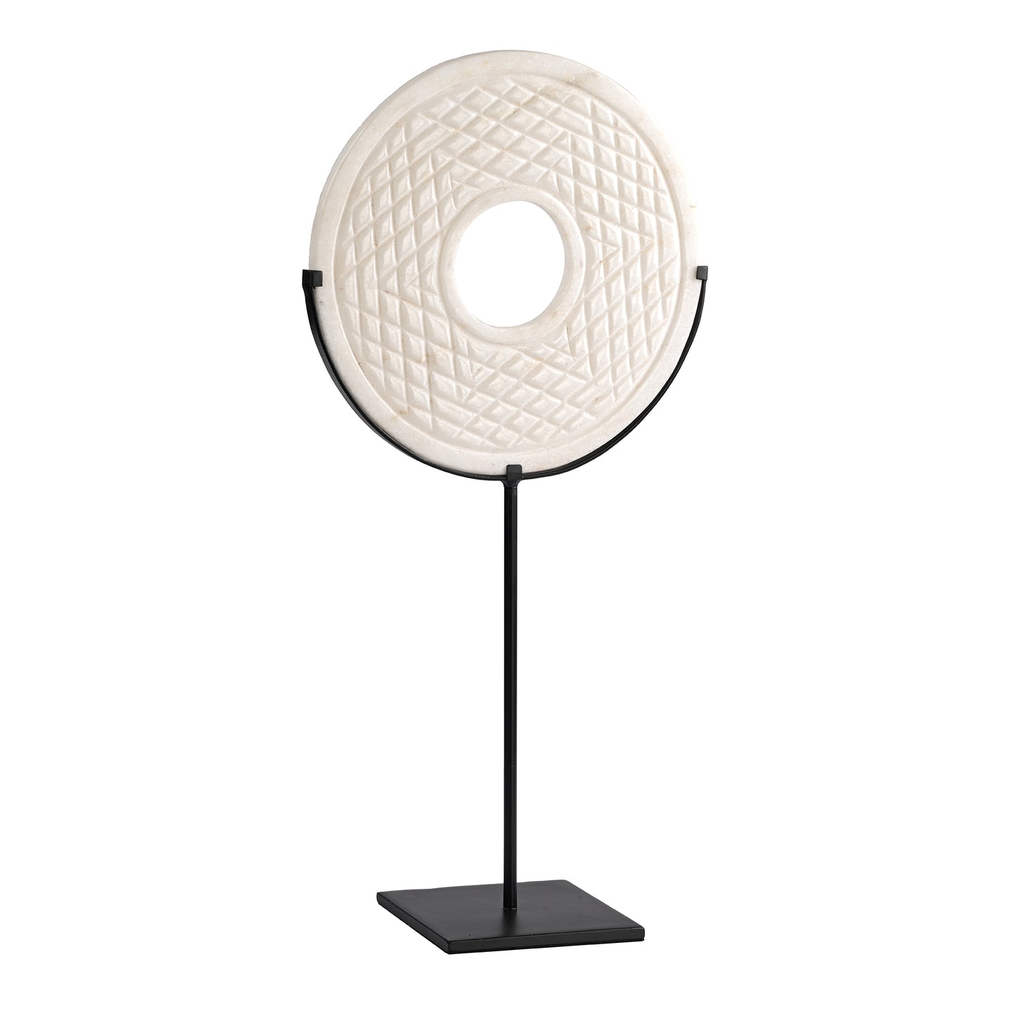 Stone Sculptural Artifact on Pedestal