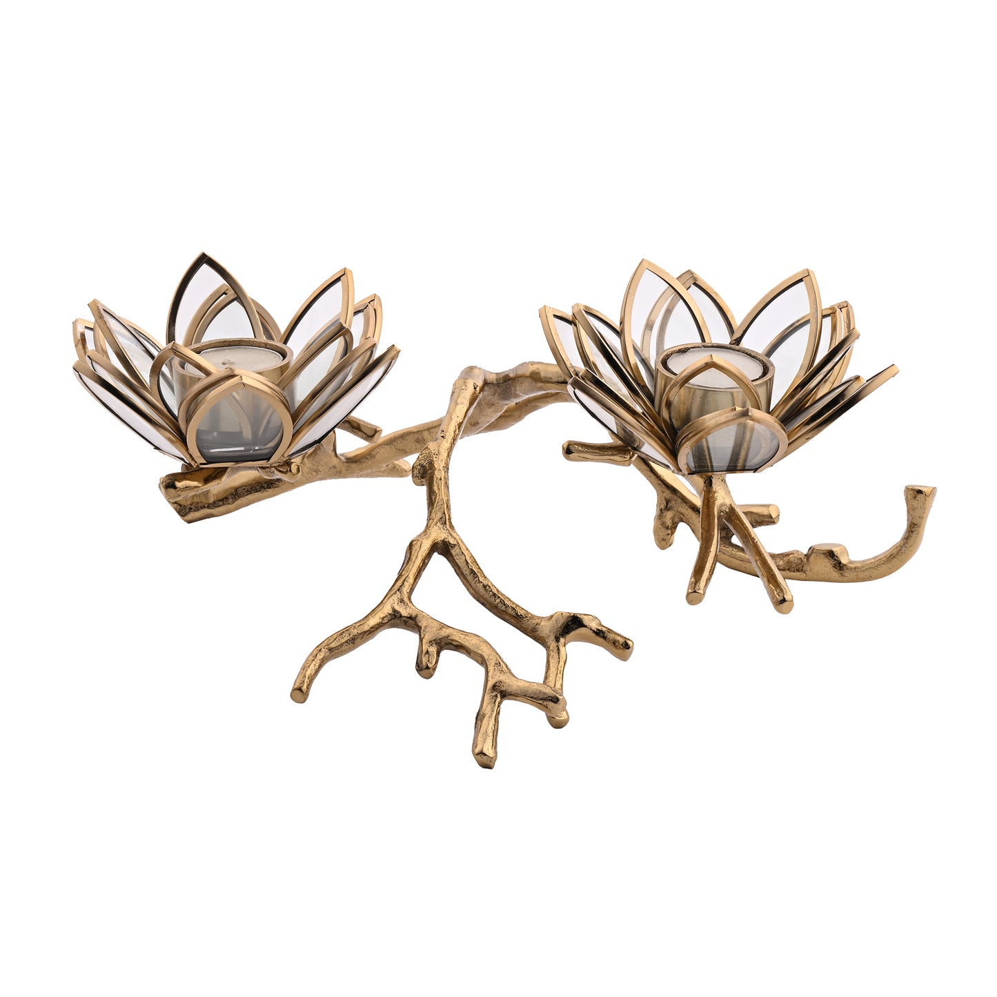 Lotus stem Tlight Holder