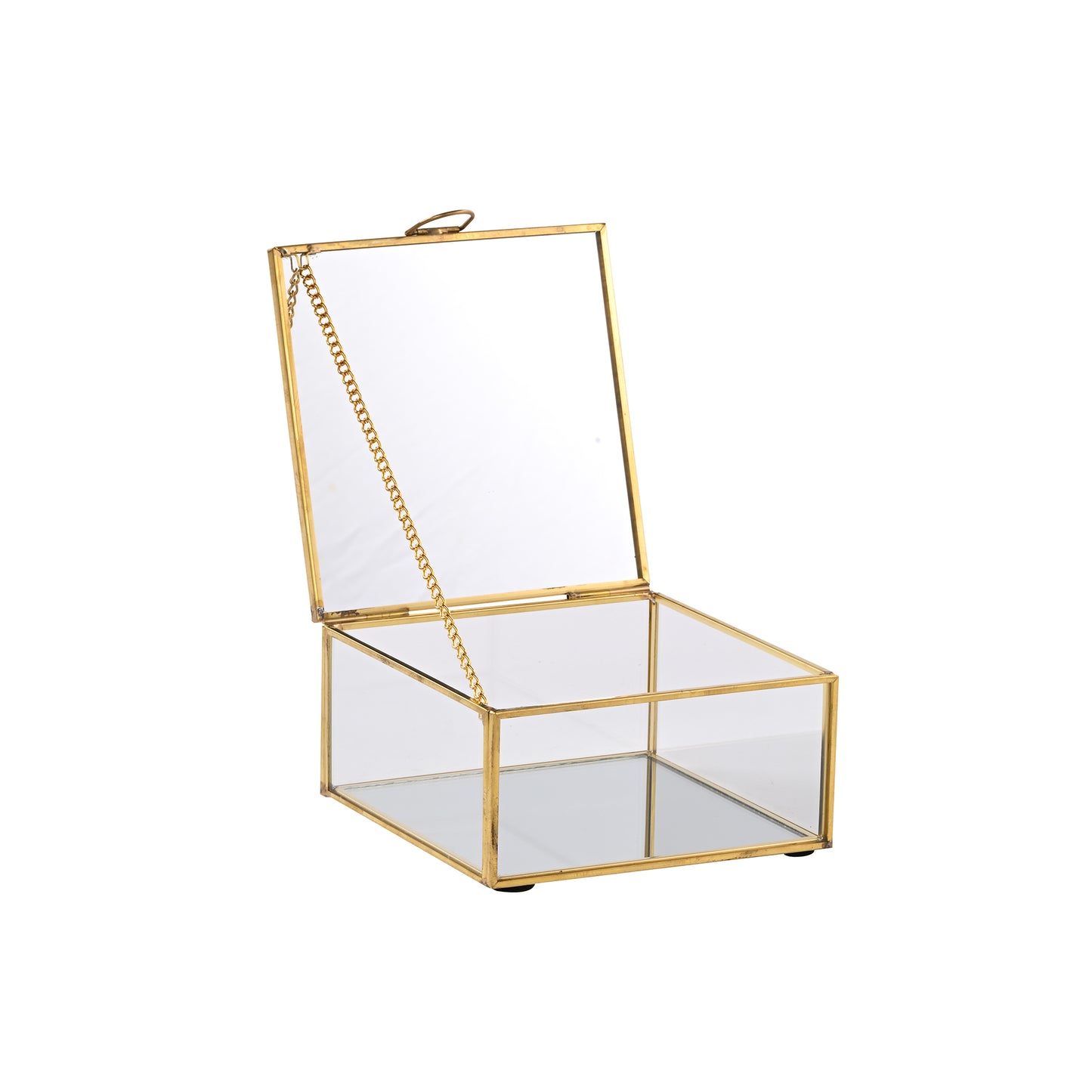 Gilded Glass Keepsake Box