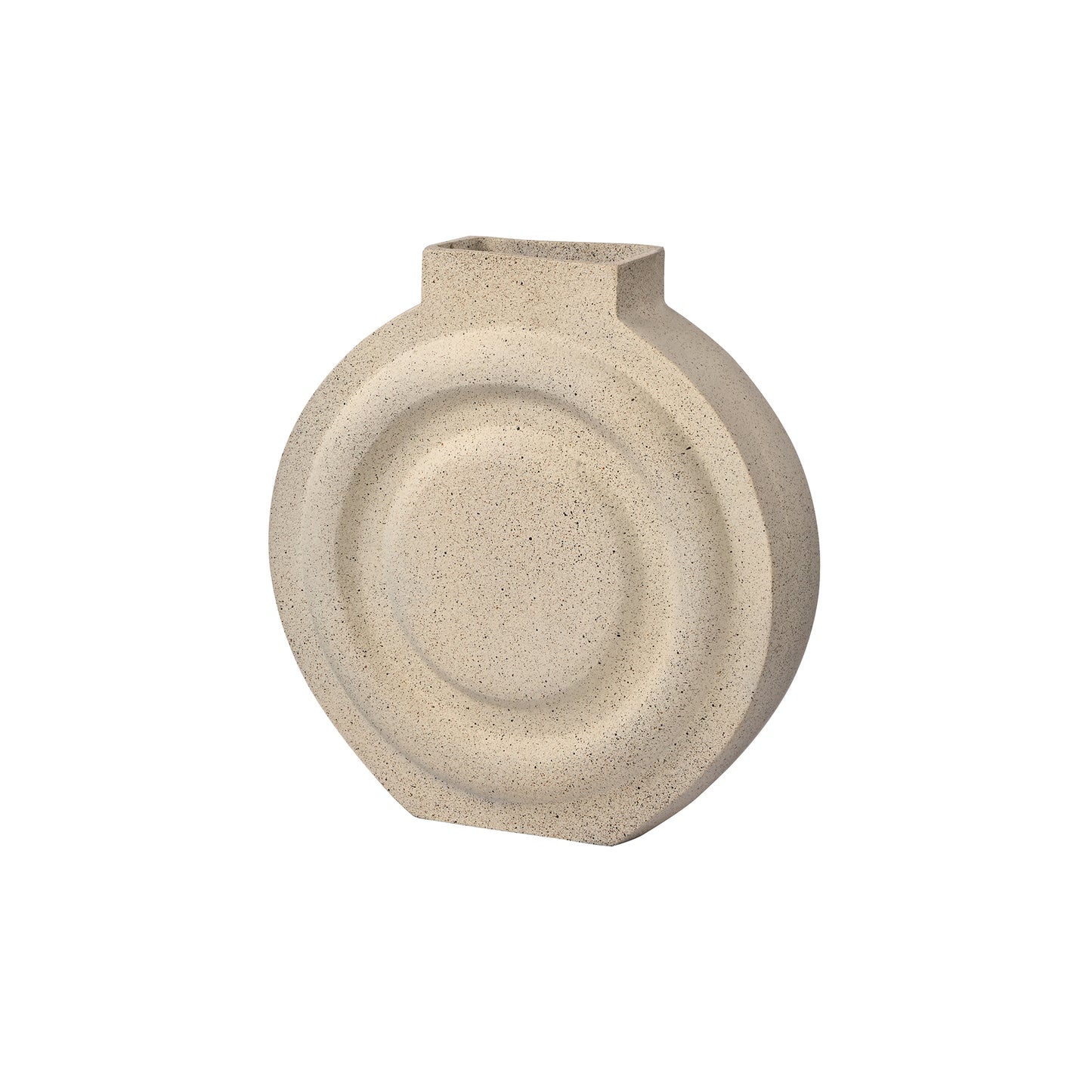 White Metal Vase Large