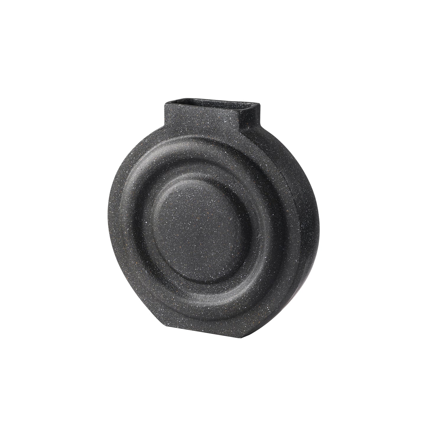 Black Metal Vase Large