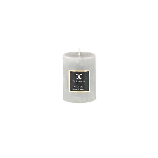 Lime & Basil Pillar Candle Small