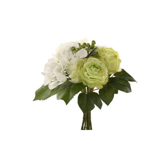 Green White Flower Bouquet