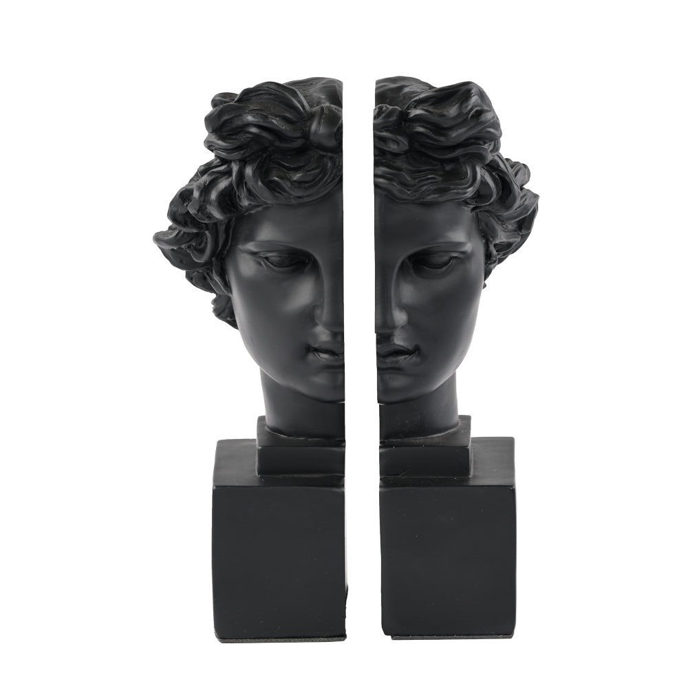 Sculpted Women Bookend Black