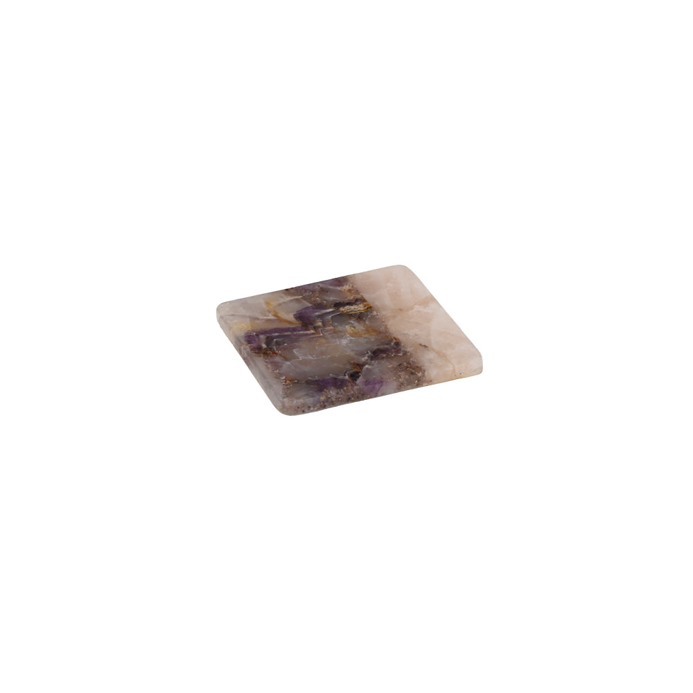Amethyst Agate Square Coaster Set of 4
