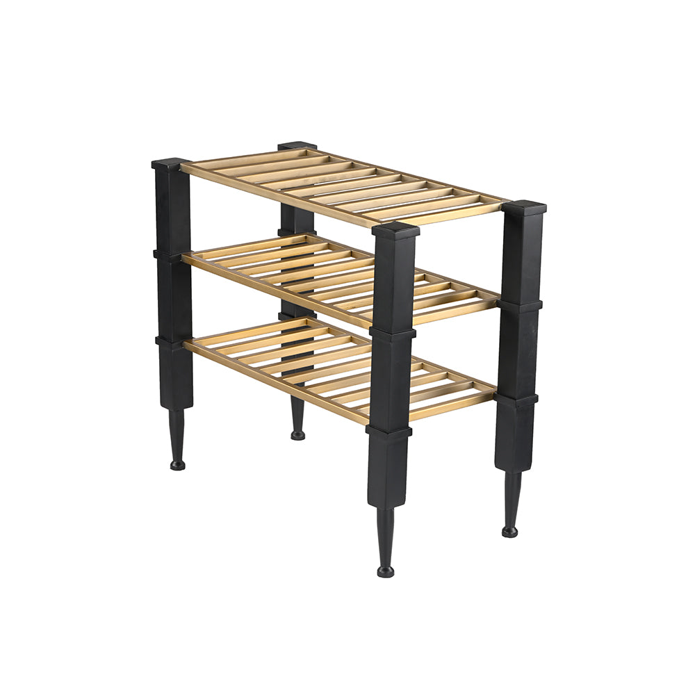 Wine Rack Matt Gold and Black