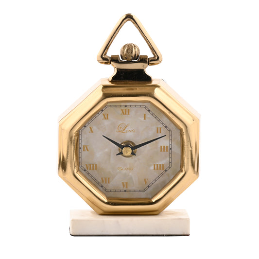 Curio Hexagon Table Clock