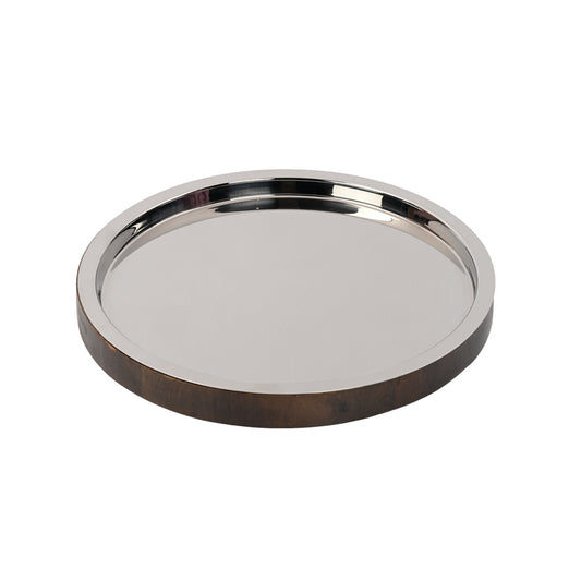 Dapper Wood and Steel Tray