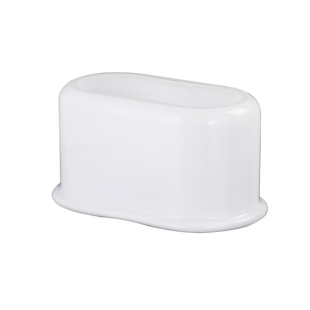 Layers Opal White Vase
