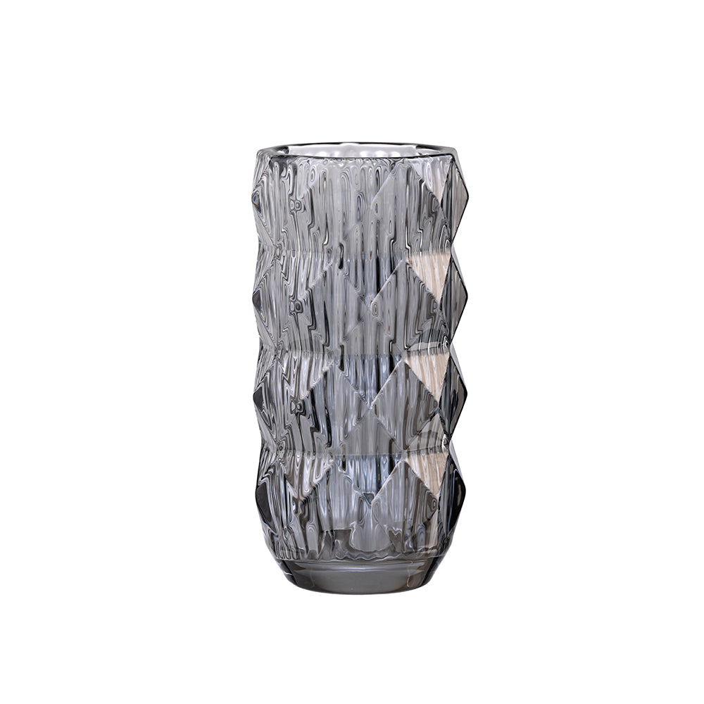 Facet Vase Grey