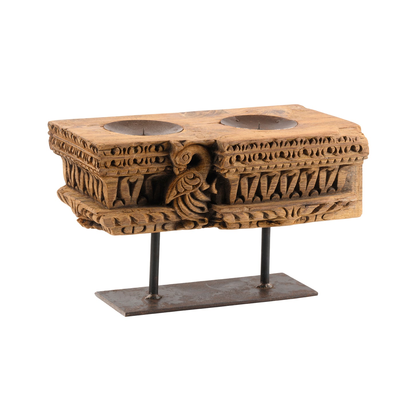 Wooden Candle Holder