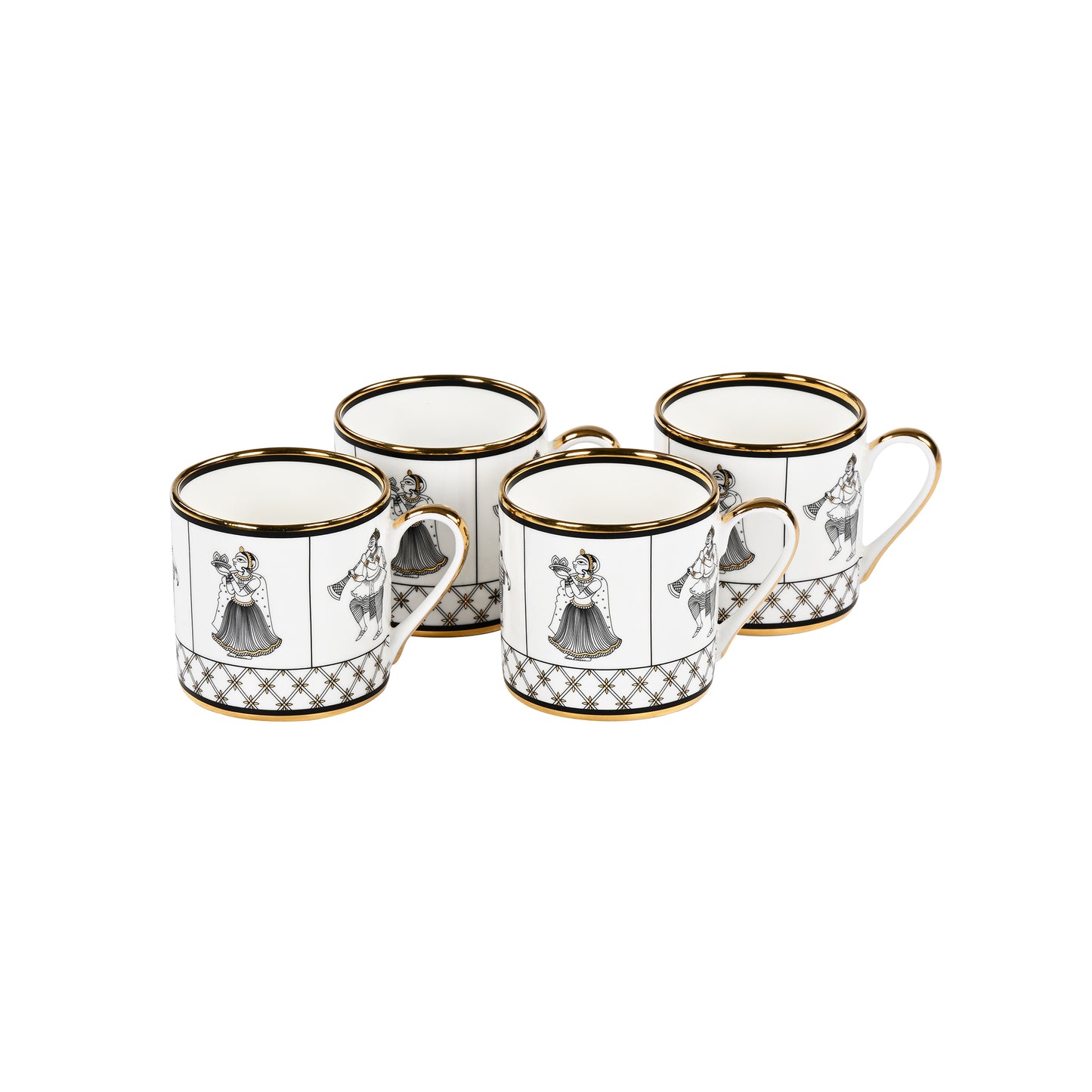 Byah Mini Tea Mugs Set Of 4