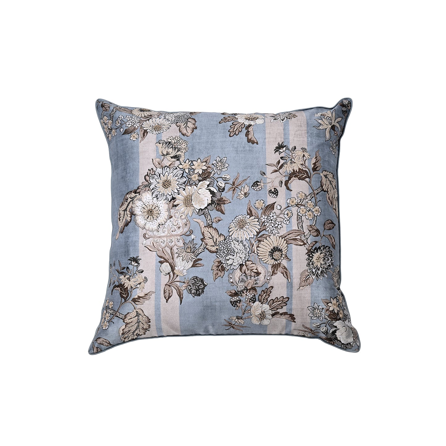 Gulbagh Blue Cushion Cover