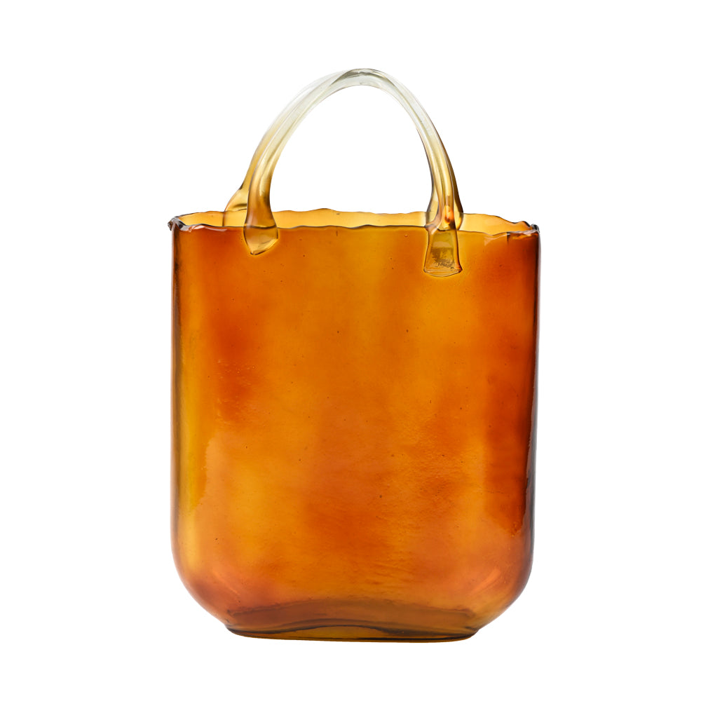 Bag Vase Amber