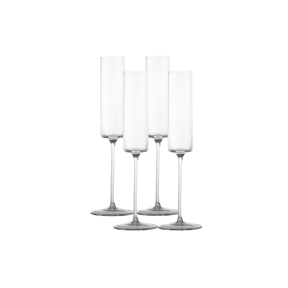 Otis Champagne Flute Glass Set Of 4