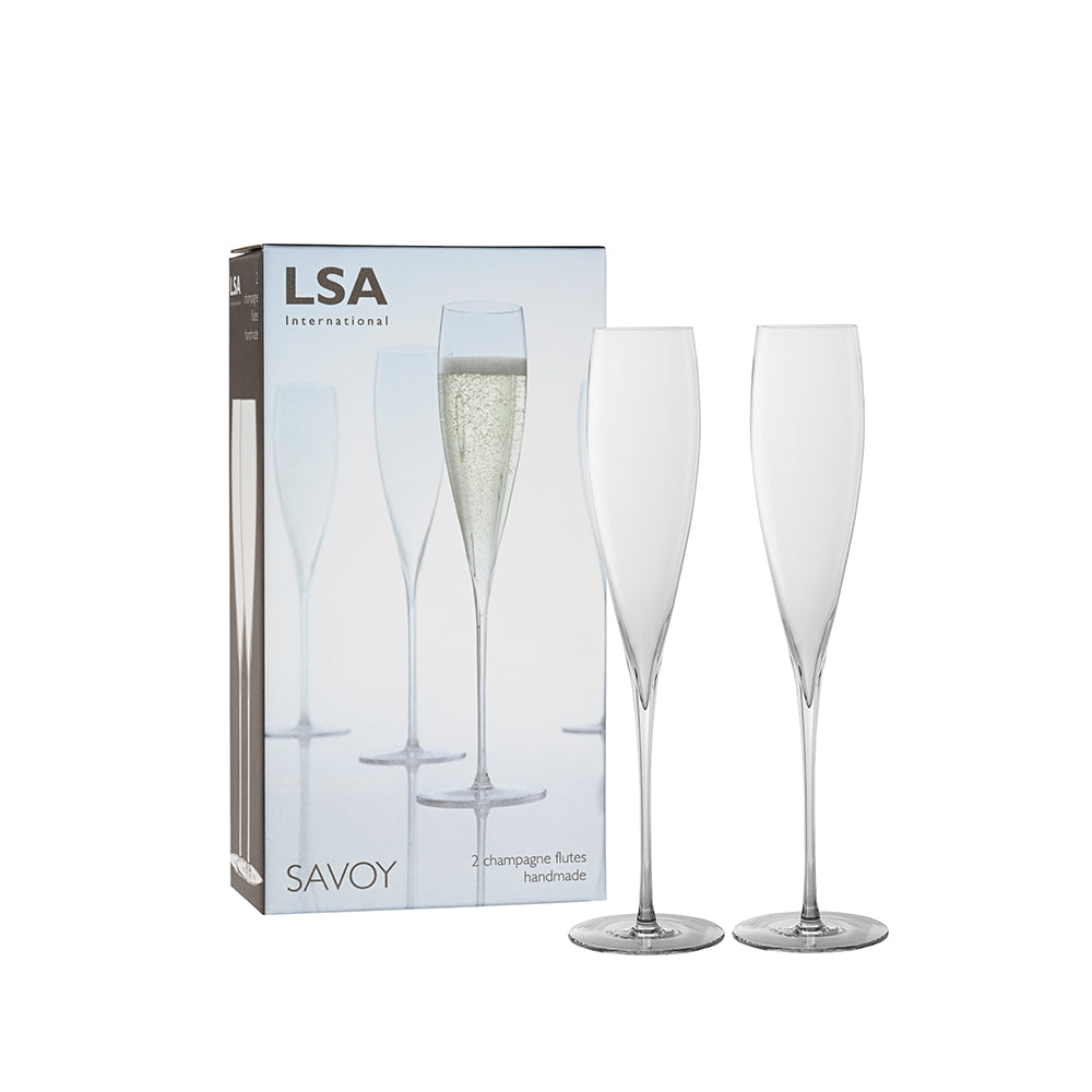 Savoy Champagne Flute Set Of 2