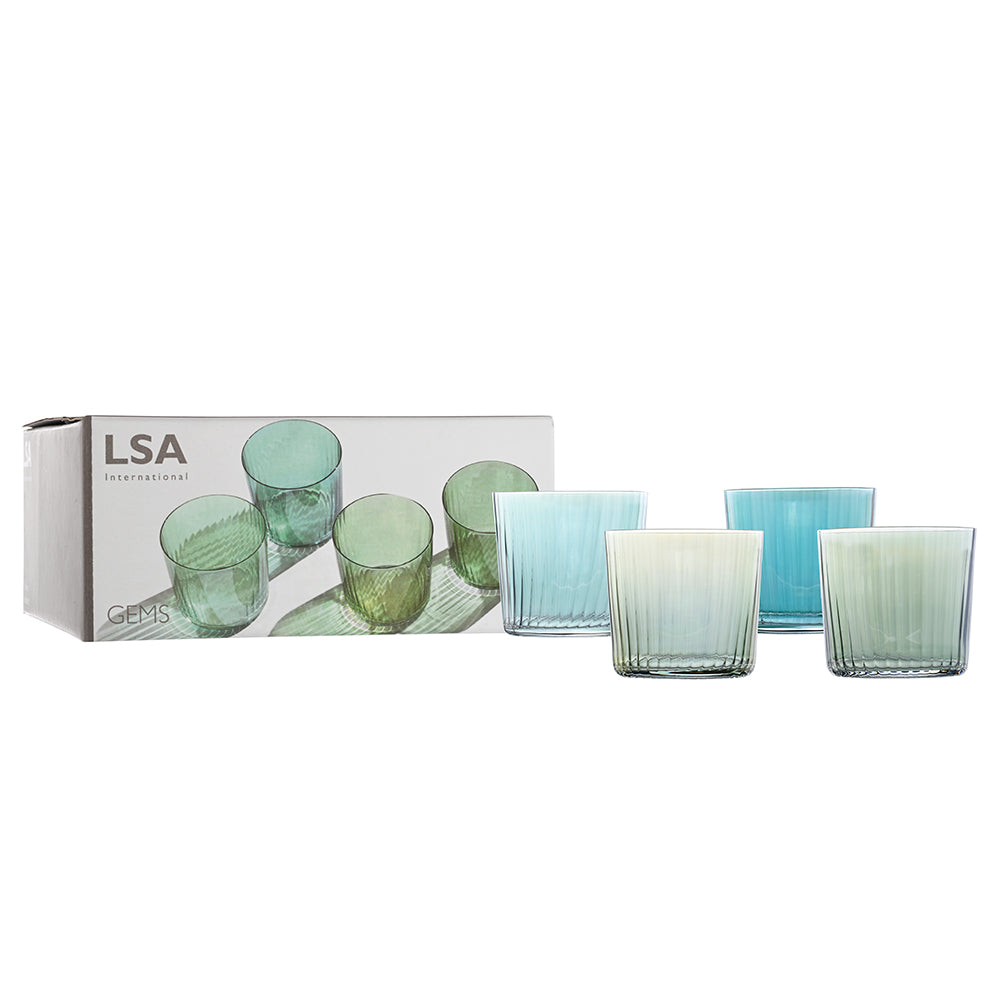 Jade Gems Tumbler Set Of 4