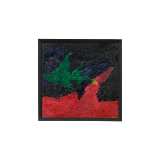 Abstract in Green, Red & Black-Shravan Gurav
