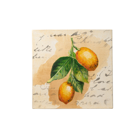 Lemon Stalk -Acrylic on Canvas-Sonam Sanjay Gupta