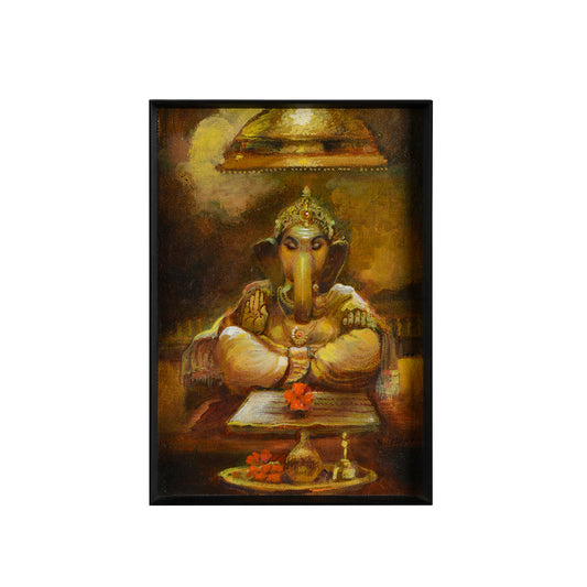 Lord Ganesha Painting -18-Shravan Gurav