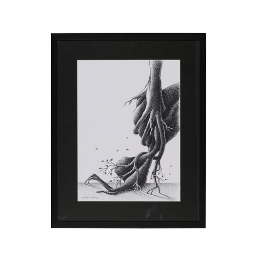 Embrace Pen & Ink on Paper - Madhukar Mahajan