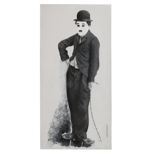 Chaplin II Acrylic / Charcoal - Nagnath Mankeshwar