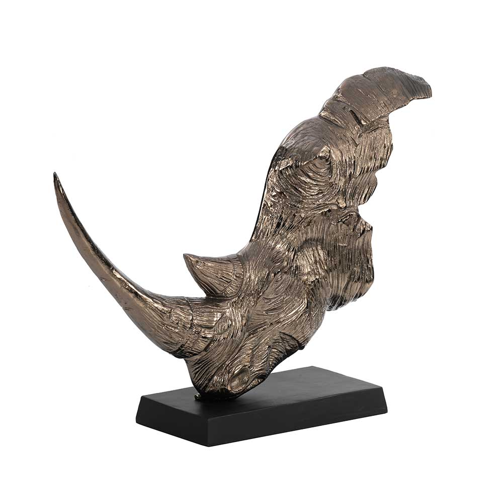 Rhino Head Sculpture
