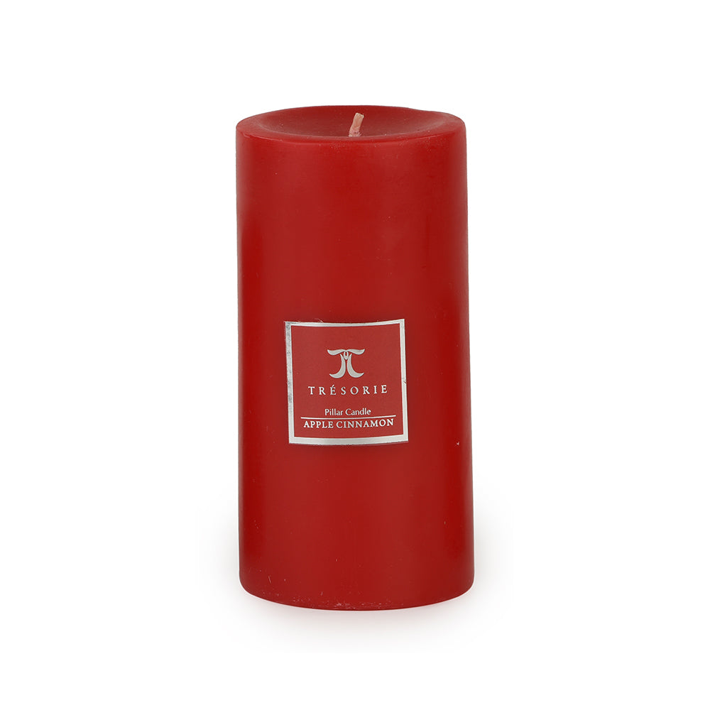 Apple Cinnamon Pillar Candle 3X6