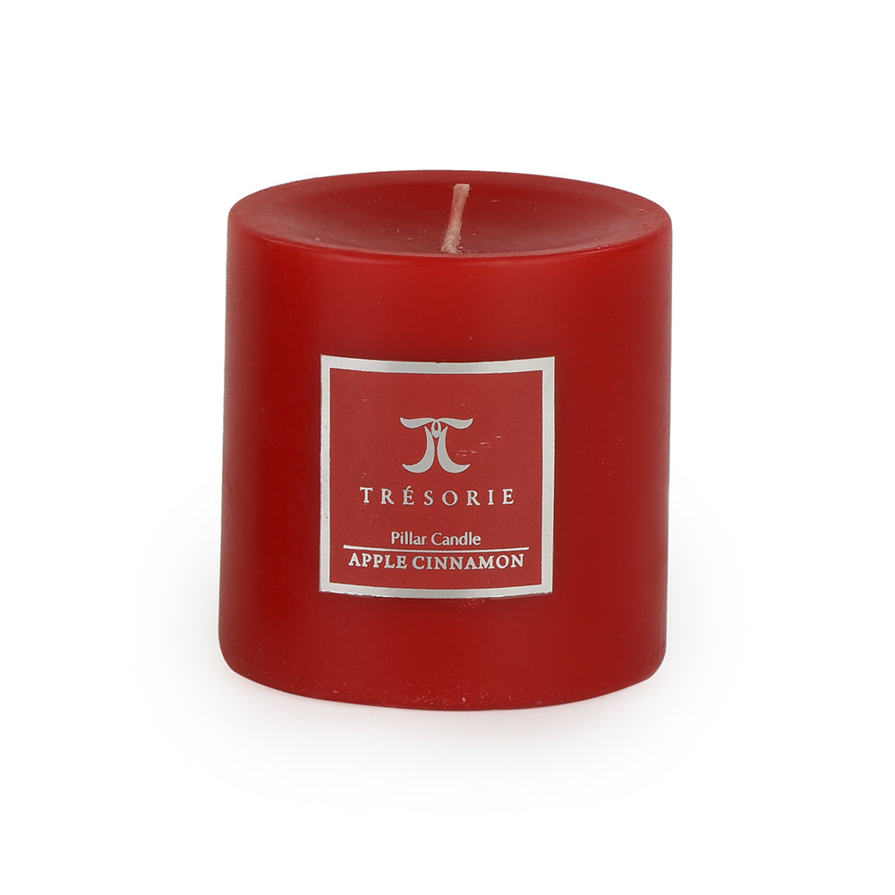 Apple Cinnamon Pillar Candle 3X3