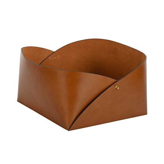 Classic Leather Basket Large