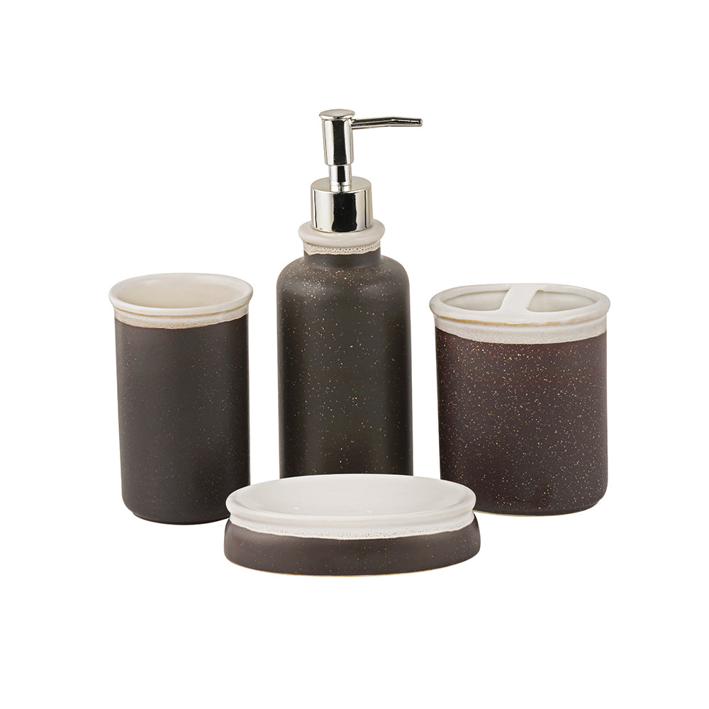 Brown Bathroom Set of 4