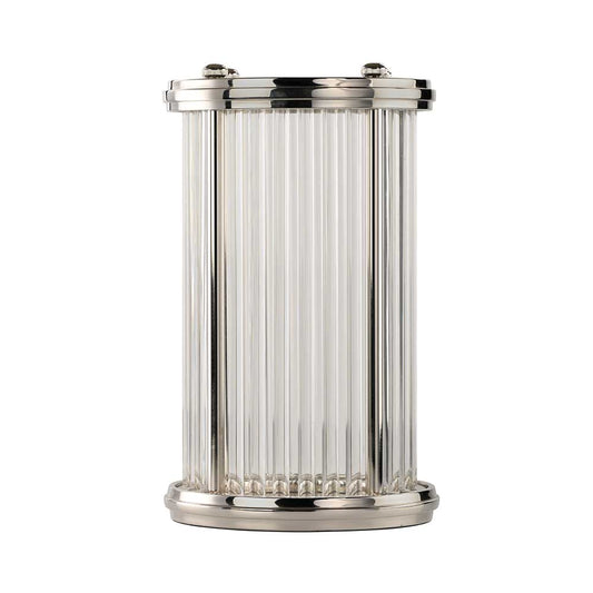 Silver Hurricane Candle Holder Large