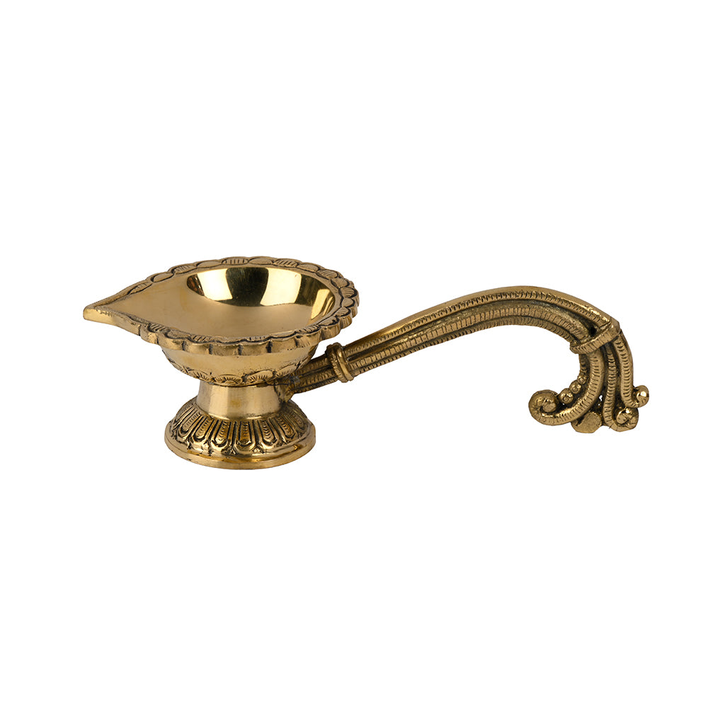 Diya with Handle Small
