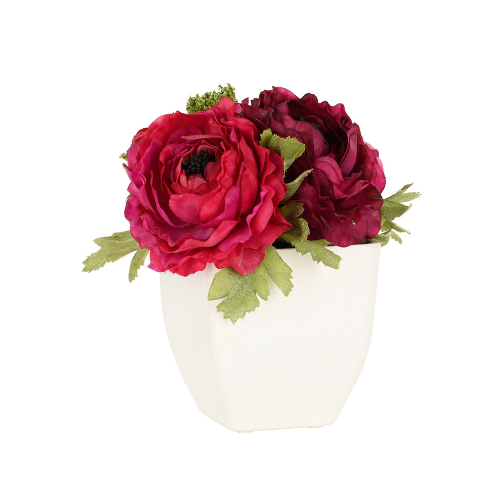 Magenta Flower Pot