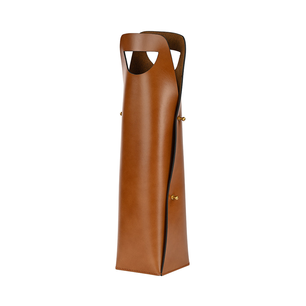 Leather Wine Bottle Holder - Main Image