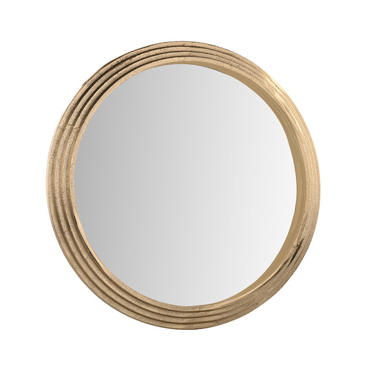 Etched Metal Wall Mirror Large