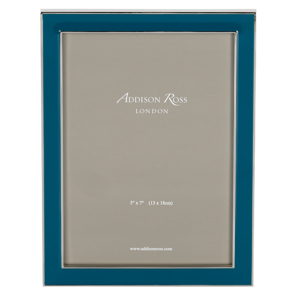Teal Enamel Luxury Photoframe 5X7