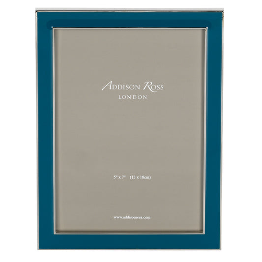 Teal Enamel Luxury Photoframe 5X7