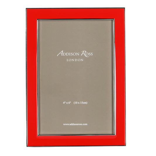 Red Enamel Luxury Photoframe 4X6